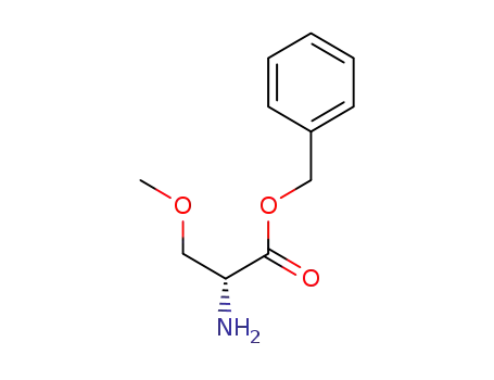 Molecular Structure of 104160-38-5 (D-Serine, O-methyl-, phenylmethyl ester)