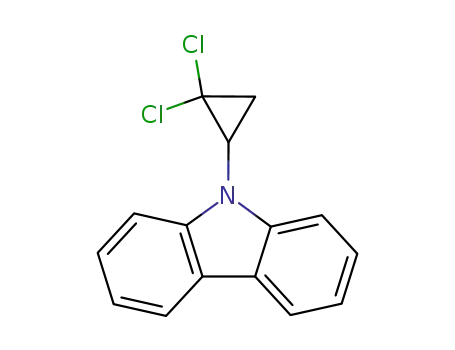 Molecular Structure of 53828-69-6 (9H-Carbazole, 9-(2,2-dichlorocyclopropyl)-)