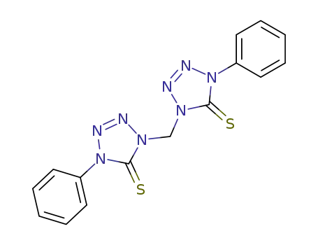 4,4'-diphenyl-1,4,1',4'-tetrahydro-1,1'-methanediyl-bis-tetrazolethione