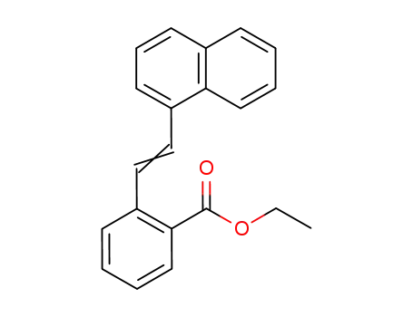 Benzoic acid, 2-[2-(1-naphthalenyl)ethenyl]-, ethyl ester, (E)-