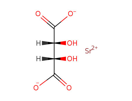 Butanedioic acid,2,3-dihydroxy- (2R,3R)-, strontium salt (1:1)
