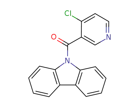 Molecular Structure of 866594-44-7 (9-(4-chloro-3-pyridinecarbonyl)carbazole)
