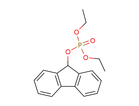 Molecular Structure of 34881-01-1 (diethyl 9H-fluoren-9-yl phosphate)