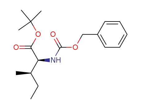 Molecular Structure of 505094-51-9 (1,1-dimethylethyl N-[(phenylmethyl)carbonyl]-L-alloisoleucinate)