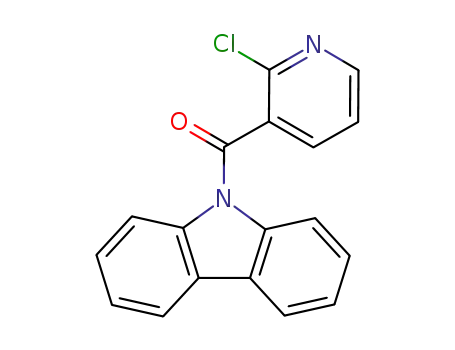 Molecular Structure of 866594-42-5 (9-(2-chloro-3-pyridinecarbonyl)carbazole)