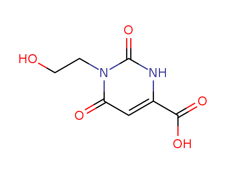 4-Pyrimidinecarboxylicacid, 1,2,3,6-tetrahydro-1-(2-hydroxyethyl)-2,6-dioxo-