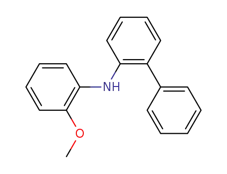 Molecular Structure of 118987-68-1 ([1,1'-Biphenyl]-2-amine, N-(2-methoxyphenyl)-)