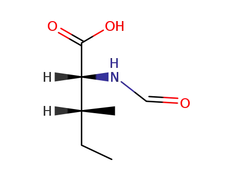 Molecular Structure of 907582-55-2 (<i>N</i>-formyl-D-isoleucine)