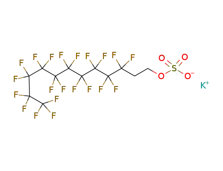 Molecular Structure of 1262446-14-9 (10:2 FTOH Sulfate PotassiuM Salt)