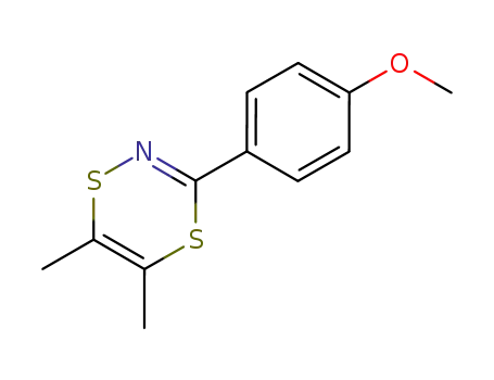 1,4,2-Dithiazine, 3-(4-methoxyphenyl)-5,6-dimethyl-