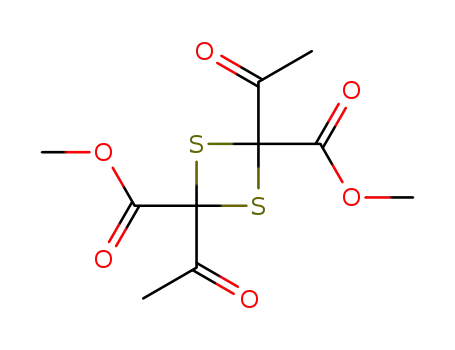 dimethyl 2,4-diacetyl-1,3-dithietane-2,4-dicarboxylate
