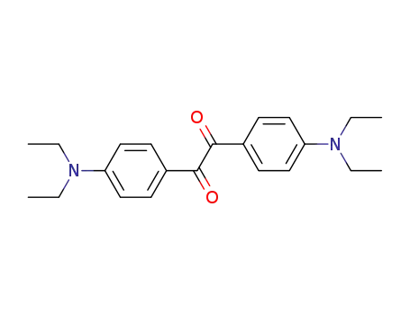 Molecular Structure of 68289-19-0 (Ethanedione, bis[4-(diethylamino)phenyl]-)