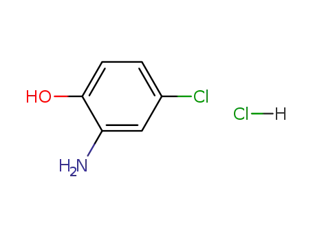 Molecular Structure of 5471-76-1 (2-amino-4-chlorophenol hydrochloride)