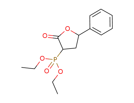 (2-oxo-5-phenyltetrahydrofuran-3-yl)-phosphonic acid diethyl ester