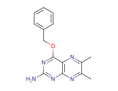 6,7-Dimethyl-4-phenylmethoxypteridin-2-amine