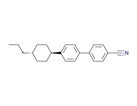 Molecular Structure of 94412-40-5 (4'-(trans-4-Propylcyclohexyl)-[1,1'-biphenyl]-4-carbonitrile)