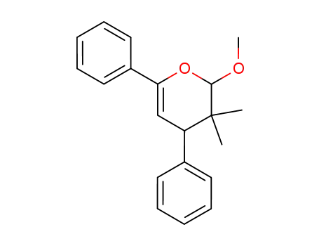 2-Methoxy-3,3-dimethyl-4,6-diphenyl-3,4-dihydro-2<i>H</i>-pyran