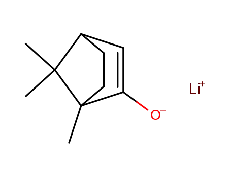 Molecular Structure of 56614-22-3 (Lithium; 1,7,7-trimethyl-bicyclo[2.2.1]hept-2-en-2-olate)