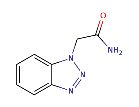Molecular Structure of 69218-56-0 (2-Benzotriazol-1-yl-acetamide)