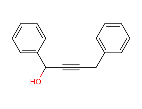Molecular Structure of 364765-21-9 (1,4-diphenyl-2-butyn-1-ol)