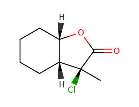 Molecular Structure of 94291-91-5 (3-chlorohexahydro-3-methyl-3H-benzofuran-2-one)
