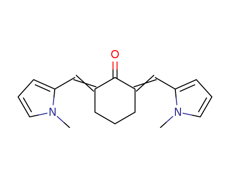Cyclohexanone,2,6-bis[(1-methyl-1H-pyrrol-2-yl)methylene]-