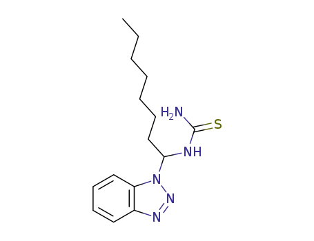 (1-Benzotriazol-1-yl-octyl)-thiourea