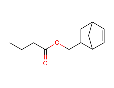 Molecular Structure of 21934-46-3 (bicyclo[2.2.1]hept-5-en-2-ylmethyl butanoate)