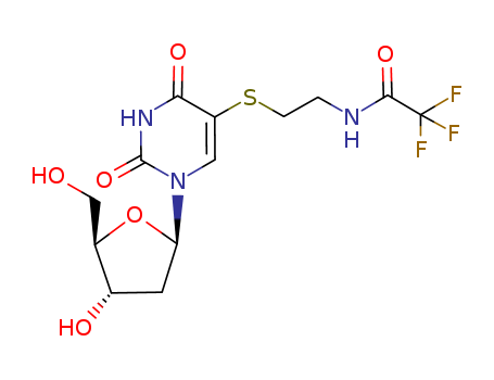 2'-deoxy-5-[[2-[(trifluoroacetyl)amino]ethy]thio]uridine