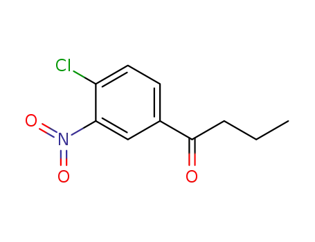 Molecular Structure of 66353-38-6 (4-n-butanoyl-2-nitrochlorobenzene)