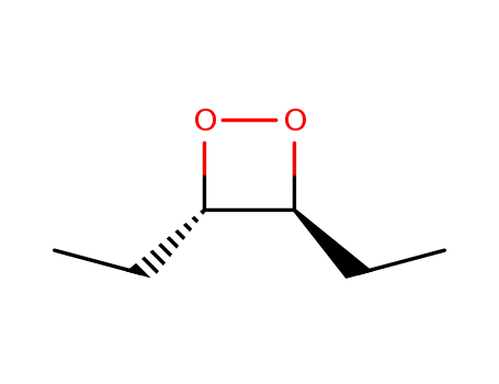 Molecular Structure of 83929-08-2 (1,2-Dioxetane, 3,4-diethyl-, trans-)