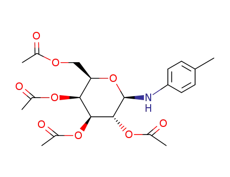 tetra-<i>O</i>-acetyl-<i>N</i>-<i>p</i>-tolyl-β-D-galactopyranosylamine