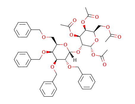 1,3,4,6-tetra-O-acetyl-2-O-(2,3,4,6-tetra-O-benzyl-α-D-galactopyranosyl)-α-D-galactopyranose