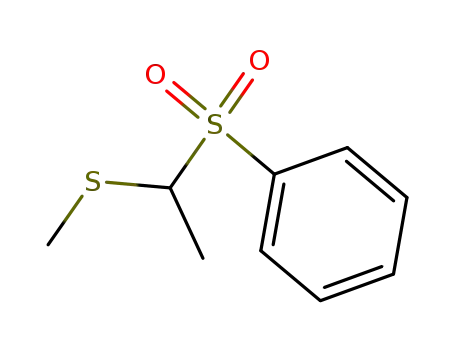 1-methylsulfanyl-1-phenylsulfonylethane