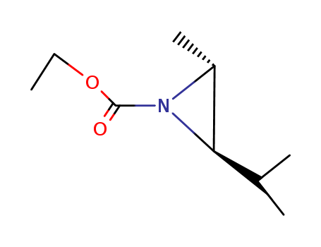 1-Aziridinecarboxylicacid, 2-methyl-3-(1-methylethyl)-, ethyl ester, trans- (9CI) cas  16307-57-6