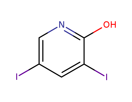 3,5-diiodopyridin-2-ol cas no. 13472-80-5 97%