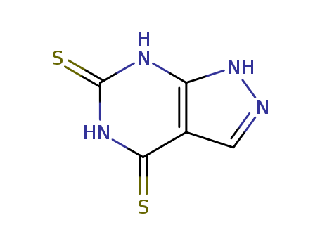 1H-Pyrazolo[3,4-d]pyrimidine-4,6(5H,7H)-dithione cas  5334-32-7