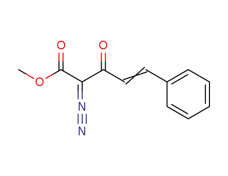 2-diazo-3-oxo-5-phenyl-pent-4-enoic acid methyl ester