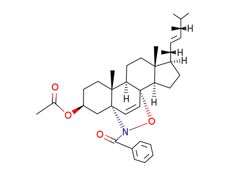 8α,5α-(N-benzoylepoxyimino)-5,8-dihydroergosterol acetate