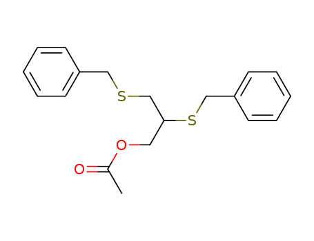 acetic acid-(2,3-bis-benzylsulfanyl-propyl ester)