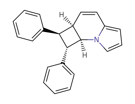 (1S,2S,2aR,7bR)-1,2-Diphenyl-1,2,2a,7b-tetrahydro-7a-aza-cyclobuta[e]indene