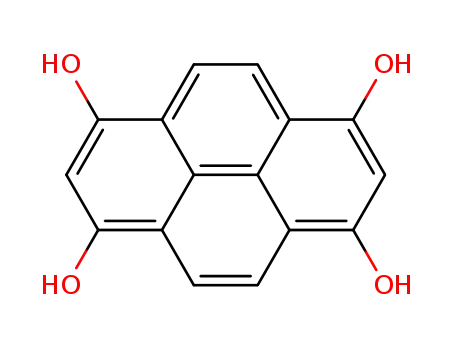 Molecular Structure of 873385-36-5 (pyrene-1,3,6,8-tetraol)