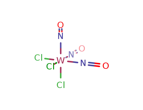 Molecular Structure of 92542-39-7 (trichlorotrinitrosyltungsten)