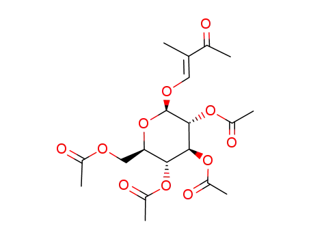 (E)-3-methyl-4-(2',3',4',6'-tetra-O-acetyl-β-D-glucopyranosyloxy)but-3-en-2-one