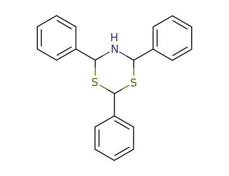 Molecular Structure of 22777-01-1 (4H-1,3,5-Dithiazine, dihydro-2,4,6-triphenyl-)