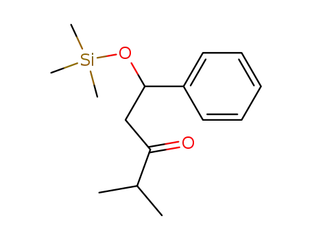 Molecular Structure of 62572-36-5 (3-Pentanone, 4-methyl-1-phenyl-1-[(trimethylsilyl)oxy]-)