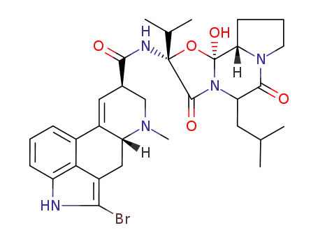Molecular Structure of 65700-36-9 ((8S)-2-BroMo α-Ergocryptine)