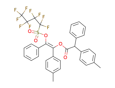 Phenyl-4-tolylessigsaeure-<2-(nonafluorbutylsulfonyloxy)-2-phenyl-1-(4-tolyl)vinylester>