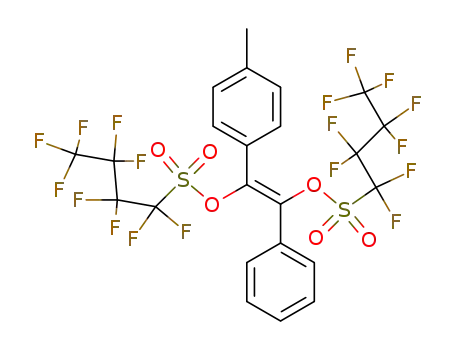 (E)-1-Phenyl-2-(4-tolyl)vinylen-bis(nonafluorbutansulfonat)