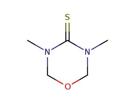 4H-1,3,5-Oxadiazine-4-thione, tetrahydro-3,5-dimethyl-